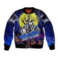 We Are Bulldogs Halloween Bomber Jacket Pumpkin Scary Spooky Season - Aussie Hoodie