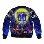 We Are Bulldogs Halloween Bomber Jacket Pumpkin Scary Spooky Season - Aussie Hoodie