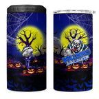 We Are Bulldogs Halloween 4 in 1 Can Cooler Tumbler Pumpkin Scary Spooky Season - Aussie Hoodie