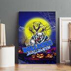 We Are Bulldogs Halloween Canvas Wall Art Pumpkin Scary Spooky Season - Aussie Hoodie