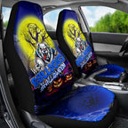 We Are Bulldogs Halloween Car Seat Cover Pumpkin Scary Spooky Season - Aussie Hoodie