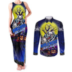 We Are Bulldogs Halloween Couples Matching Tank Maxi Dress and Long Sleeve Button Shirt Pumpkin Scary Spooky Season - Aussie Hoodie