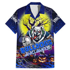 We Are Bulldogs Halloween Family Matching Mermaid Dress and Hawaiian Shirt Pumpkin Scary Spooky Season - Aussie Hoodie