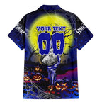 We Are Bulldogs Halloween Family Matching Mermaid Dress and Hawaiian Shirt Pumpkin Scary Spooky Season - Aussie Hoodie