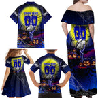 We Are Bulldogs Halloween Family Matching Off Shoulder Maxi Dress and Hawaiian Shirt Pumpkin Scary Spooky Season - Aussie Hoodie