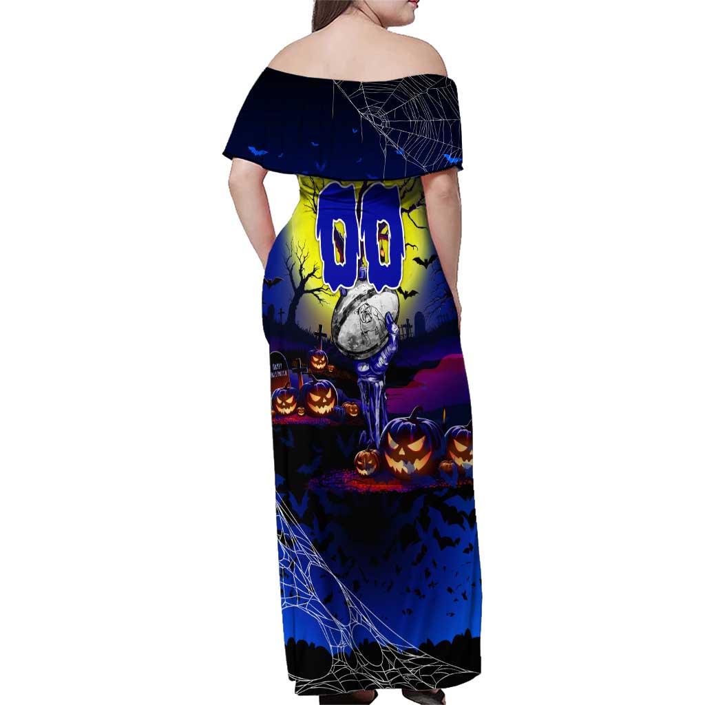 We Are Bulldogs Halloween Family Matching Off Shoulder Maxi Dress and Hawaiian Shirt Pumpkin Scary Spooky Season - Aussie Hoodie