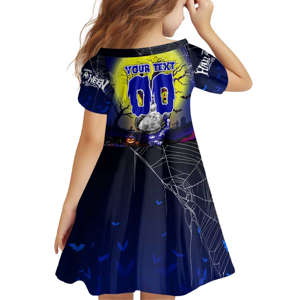 We Are Bulldogs Halloween Family Matching Off Shoulder Short Dress and Hawaiian Shirt Pumpkin Scary Spooky Season - Aussie Hoodie