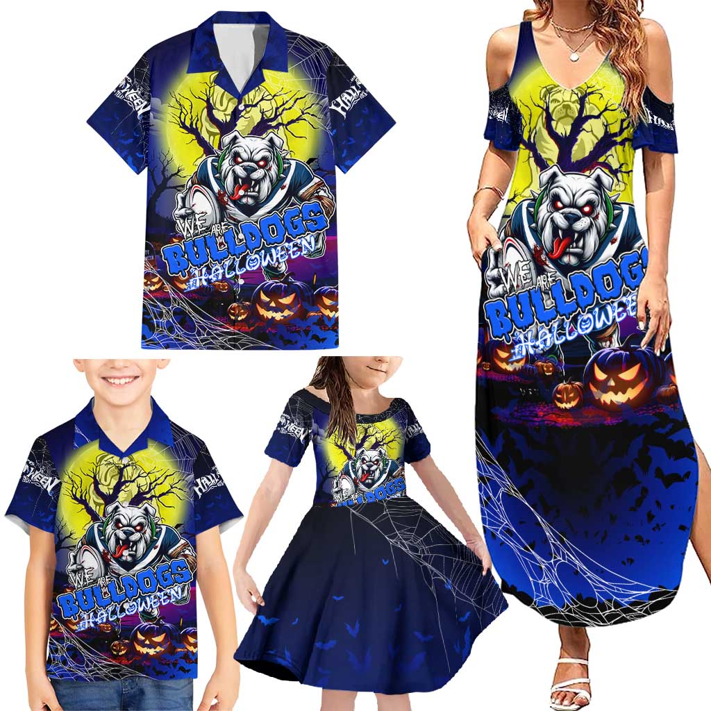We Are Bulldogs Halloween Family Matching Summer Maxi Dress and Hawaiian Shirt Pumpkin Scary Spooky Season - Aussie Hoodie
