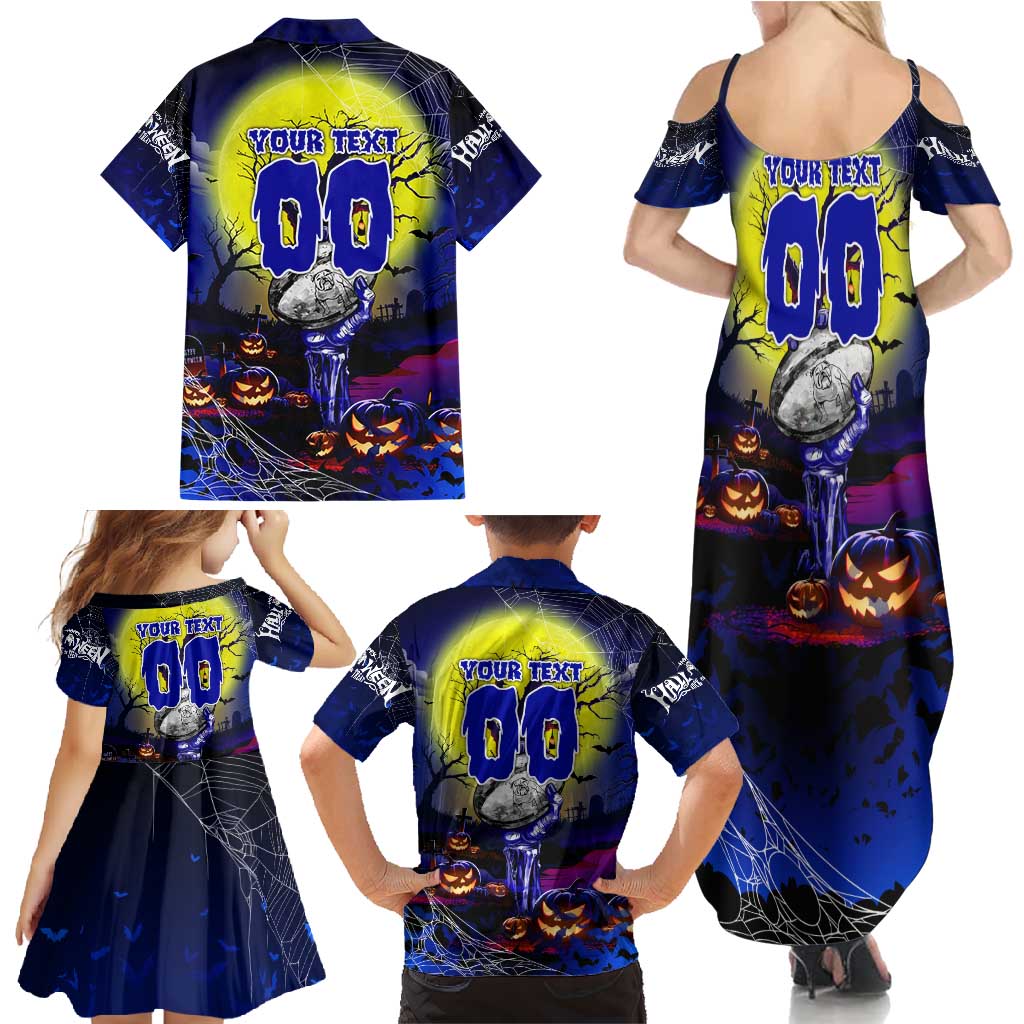 We Are Bulldogs Halloween Family Matching Summer Maxi Dress and Hawaiian Shirt Pumpkin Scary Spooky Season - Aussie Hoodie