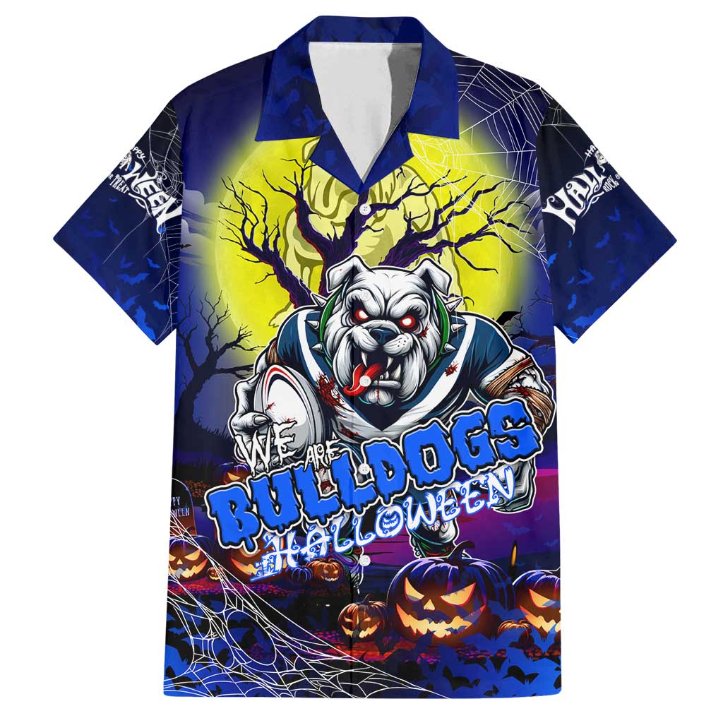 We Are Bulldogs Halloween Family Matching Summer Maxi Dress and Hawaiian Shirt Pumpkin Scary Spooky Season - Aussie Hoodie