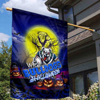 We Are Bulldogs Halloween Garden Flag Pumpkin Scary Spooky Season - Aussie Hoodie