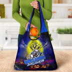We Are Bulldogs Halloween Grocery Bag Pumpkin Scary Spooky Season - Aussie Hoodie