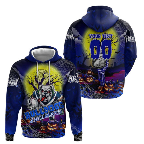 We Are Bulldogs Halloween Hoodie Pumpkin Scary Spooky Season - Aussie Hoodie