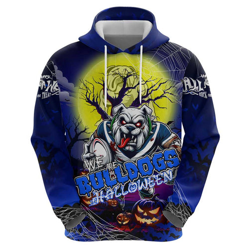 We Are Bulldogs Halloween Hoodie Pumpkin Scary Spooky Season - Aussie Hoodie