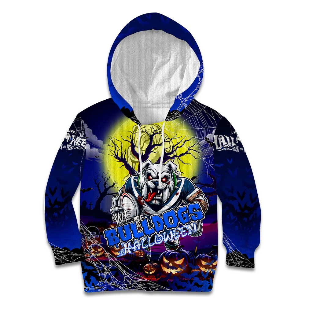 We Are Bulldogs Halloween Kid Hoodie Pumpkin Scary Spooky Season - Aussie Hoodie