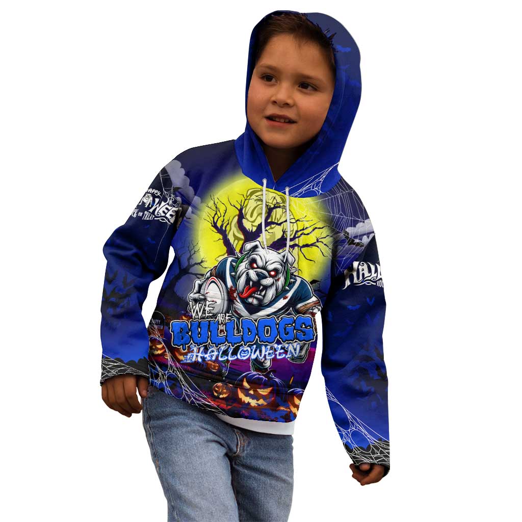We Are Bulldogs Halloween Kid Hoodie Pumpkin Scary Spooky Season - Aussie Hoodie