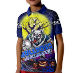We Are Bulldogs Halloween Kid Polo Shirt Pumpkin Scary Spooky Season - Aussie Hoodie