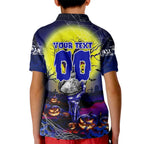 We Are Bulldogs Halloween Kid Polo Shirt Pumpkin Scary Spooky Season - Aussie Hoodie