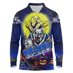 We Are Bulldogs Halloween Long Sleeve Polo Shirt Pumpkin Scary Spooky Season - Aussie Hoodie