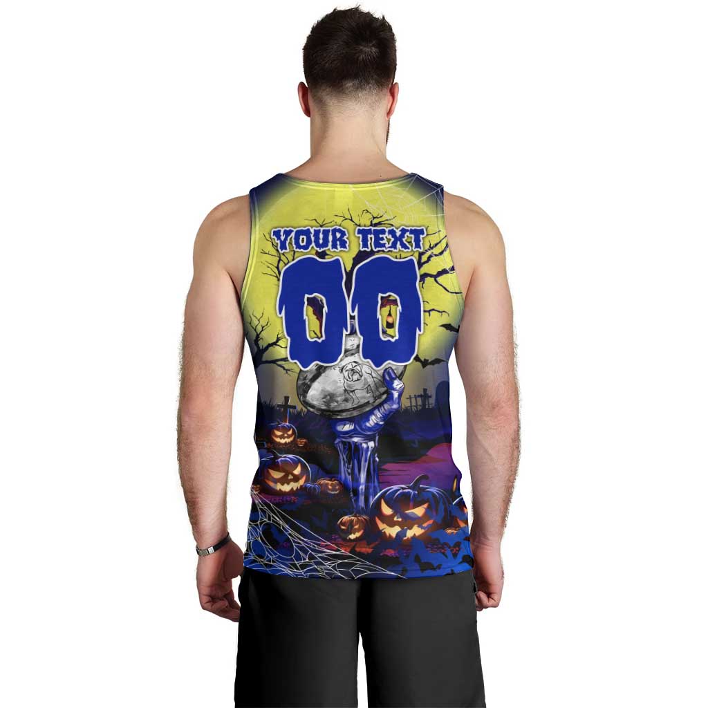 We Are Bulldogs Halloween Men Tank Top Pumpkin Scary Spooky Season - Aussie Hoodie