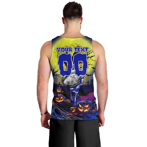 We Are Bulldogs Halloween Men Tank Top Pumpkin Scary Spooky Season - Aussie Hoodie