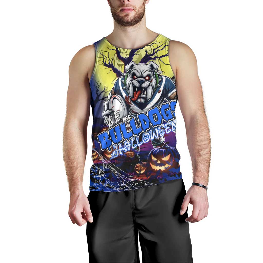 We Are Bulldogs Halloween Men Tank Top Pumpkin Scary Spooky Season - Aussie Hoodie