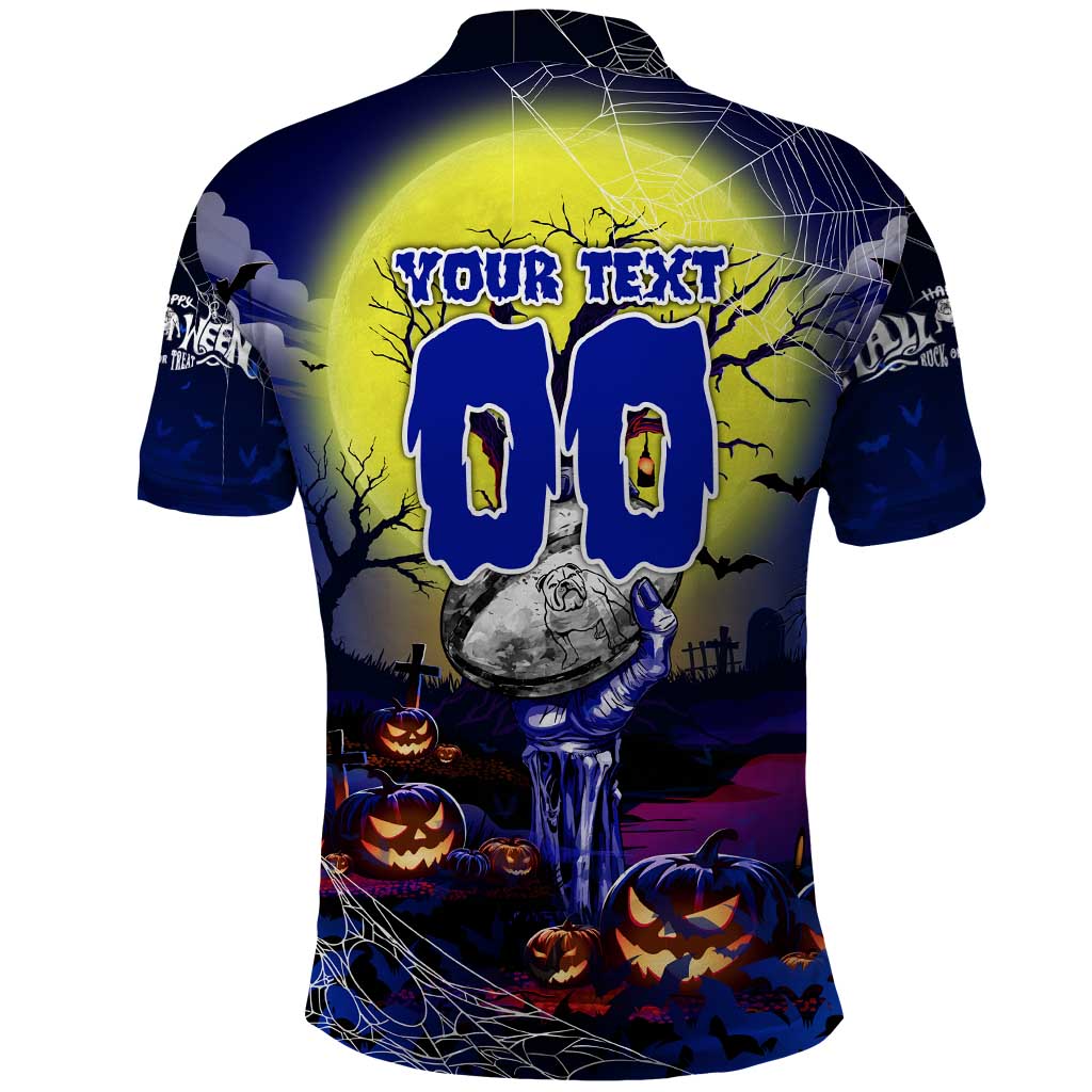 We Are Bulldogs Halloween Polo Shirt Pumpkin Scary Spooky Season - Aussie Hoodie