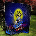 We Are Bulldogs Halloween Quilt Pumpkin Scary Spooky Season - Aussie Hoodie