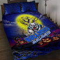 We Are Bulldogs Halloween Quilt Bed Set Pumpkin Scary Spooky Season - Aussie Hoodie