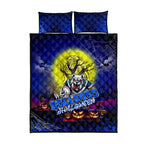 We Are Bulldogs Halloween Quilt Bed Set Pumpkin Scary Spooky Season - Aussie Hoodie