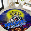 We Are Bulldogs Halloween Round Carpet Pumpkin Scary Spooky Season - Aussie Hoodie