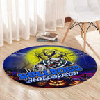 We Are Bulldogs Halloween Round Carpet Pumpkin Scary Spooky Season - Aussie Hoodie