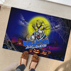 We Are Bulldogs Halloween Rubber Doormat Pumpkin Scary Spooky Season - Aussie Hoodie