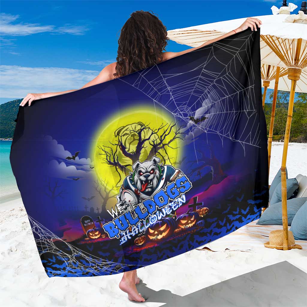We Are Bulldogs Halloween Sarong Pumpkin Scary Spooky Season - Aussie Hoodie