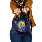 We Are Bulldogs Halloween Shoulder Handbag Pumpkin Scary Spooky Season - Aussie Hoodie