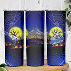 We Are Bulldogs Halloween Skinny Tumbler Pumpkin Scary Spooky Season - Aussie Hoodie