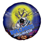 We Are Bulldogs Halloween Spare Tire Cover Pumpkin Scary Spooky Season - Aussie Hoodie