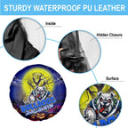 We Are Bulldogs Halloween Spare Tire Cover Pumpkin Scary Spooky Season - Aussie Hoodie
