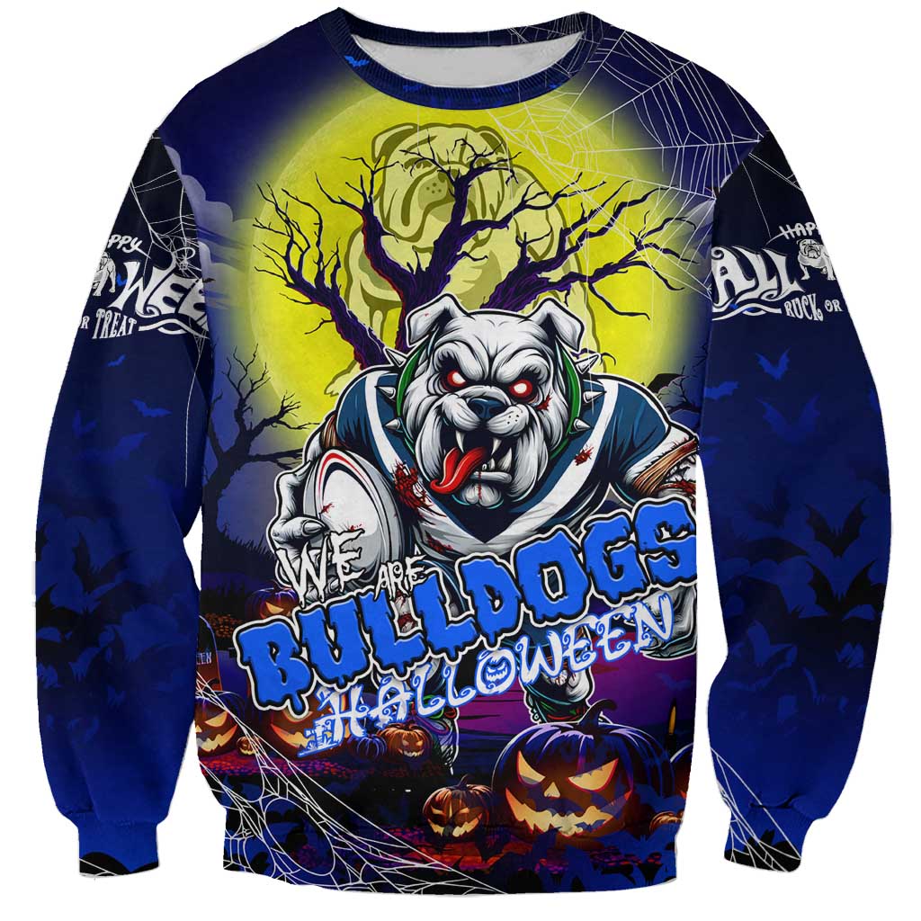We Are Bulldogs Halloween Sweatshirt Pumpkin Scary Spooky Season - Aussie Hoodie