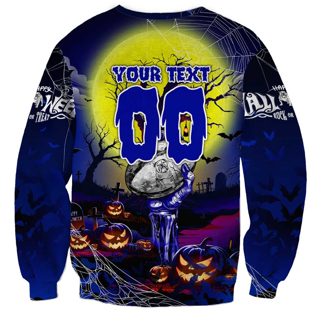 We Are Bulldogs Halloween Sweatshirt Pumpkin Scary Spooky Season - Aussie Hoodie