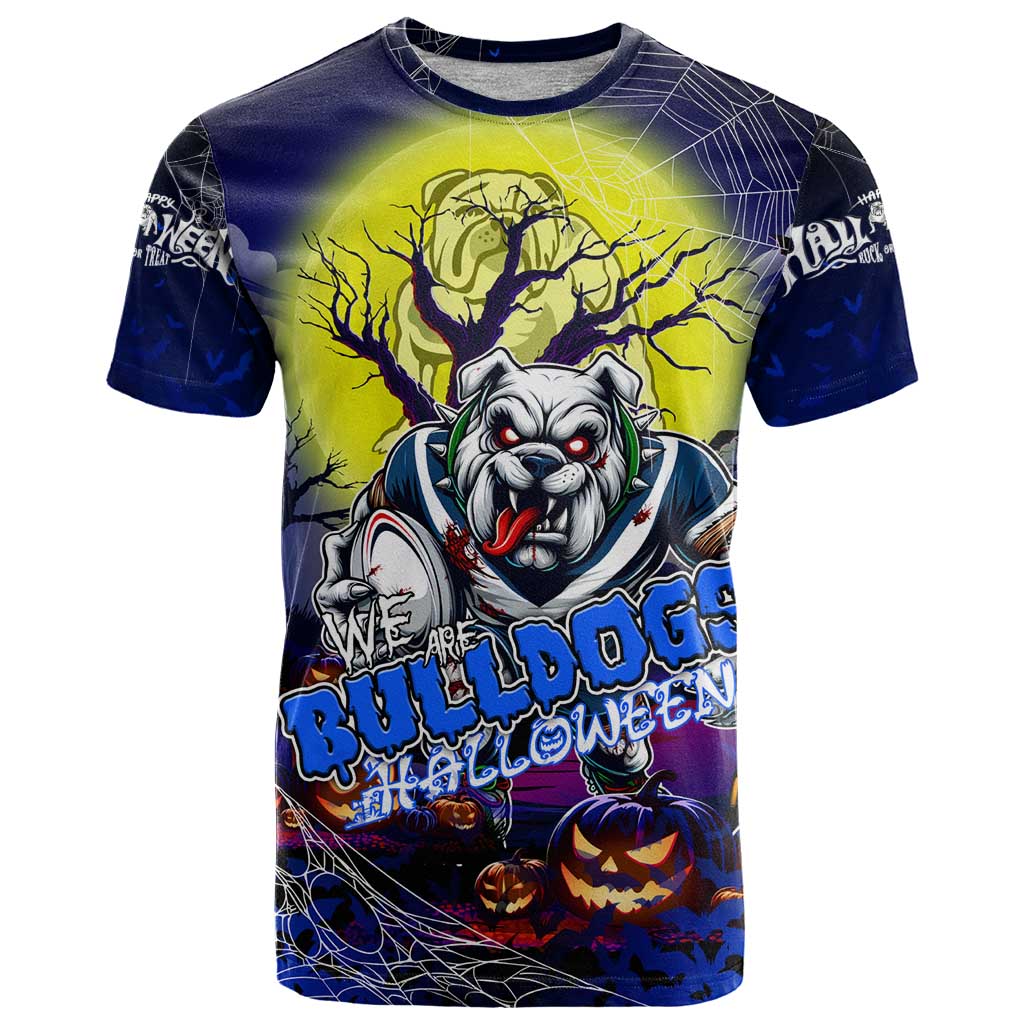 We Are Bulldogs Halloween T Shirt Pumpkin Scary Spooky Season - Aussie Hoodie