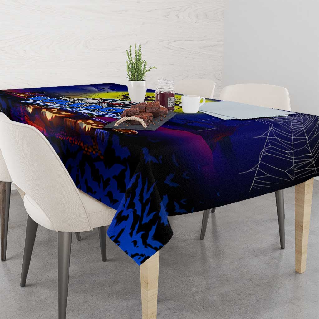 We Are Bulldogs Halloween Tablecloth Pumpkin Scary Spooky Season - Aussie Hoodie