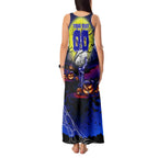 We Are Bulldogs Halloween Tank Maxi Dress Pumpkin Scary Spooky Season - Aussie Hoodie