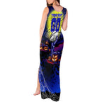 We Are Bulldogs Halloween Tank Maxi Dress Pumpkin Scary Spooky Season - Aussie Hoodie