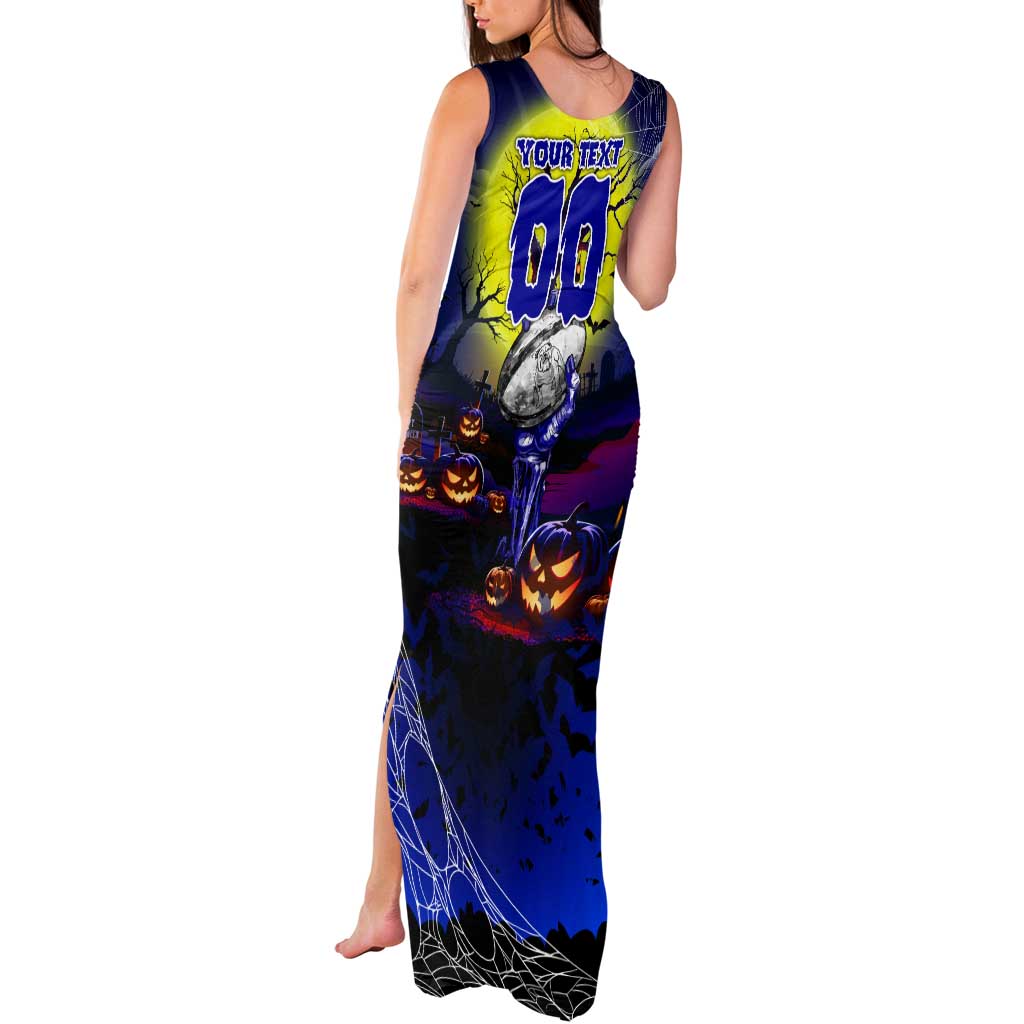 We Are Bulldogs Halloween Tank Maxi Dress Pumpkin Scary Spooky Season - Aussie Hoodie