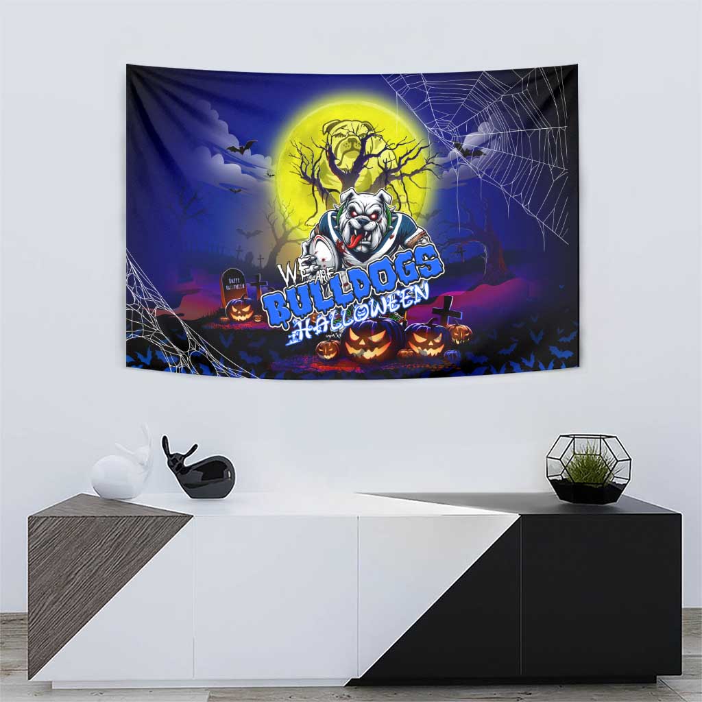 We Are Bulldogs Halloween Tapestry Pumpkin Scary Spooky Season - Aussie Hoodie