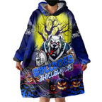 We Are Bulldogs Halloween Wearable Blanket Hoodie Pumpkin Scary Spooky Season - Aussie Hoodie