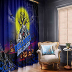 We Are Bulldogs Halloween Window Curtain Pumpkin Scary Spooky Season - Aussie Hoodie