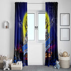 We Are Bulldogs Halloween Window Curtain Pumpkin Scary Spooky Season - Aussie Hoodie