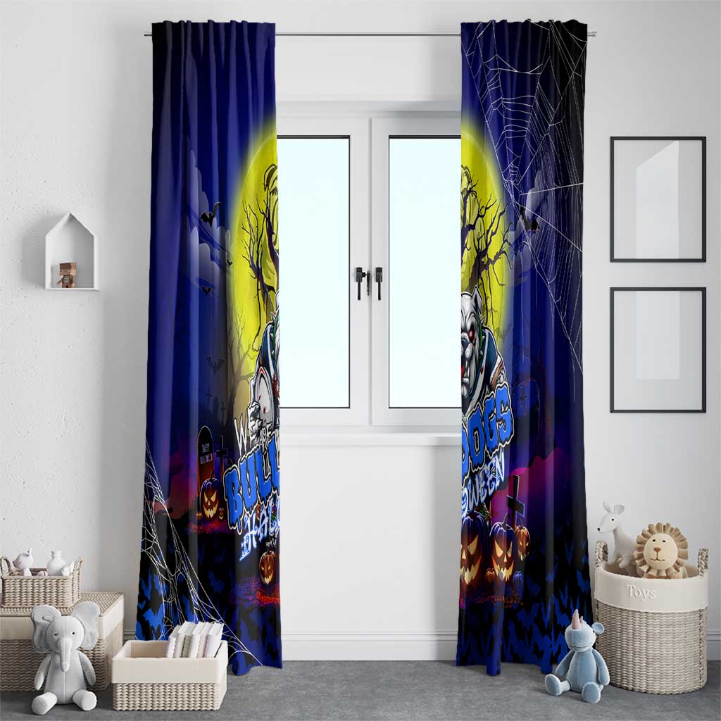 We Are Bulldogs Halloween Window Curtain Pumpkin Scary Spooky Season - Aussie Hoodie